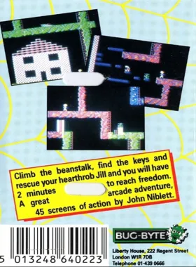 Jack Attack (198x)(Bug-Byte) box cover back